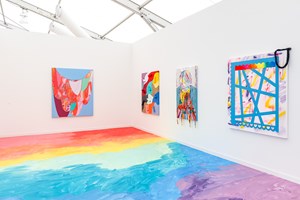 Sarah Cain, <a href='/art-galleries/galerie-lelong-new-york/' target='_blank'>Galerie Lelong & Co. New York</a>, Frieze New York (2–5 May 2019). Courtesy Ocula. Photo: Charles Roussel.